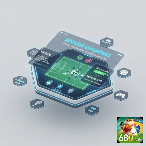 Tela do aplicativo 68q mostrando apostas esportivas disponíveis.