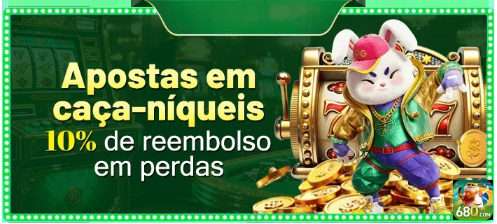 Imagem da promoção de caça-níqueis no 68q com reembolso.