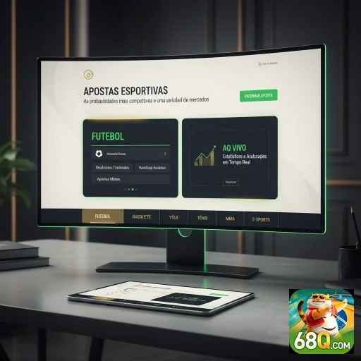 Interface do site 68q com opções de apostas esportivas.