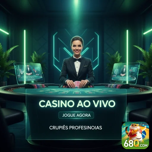 68q oferece experiência de cassino ao vivo com crupiês.