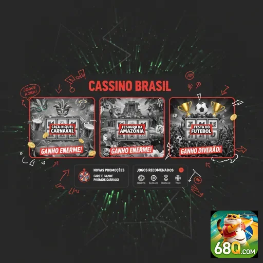 Interface de jogos de slot da 68q com promos atrativas.