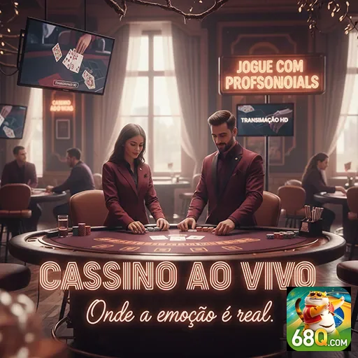 Jogadores em cassino ao vivo na plataforma 68q.