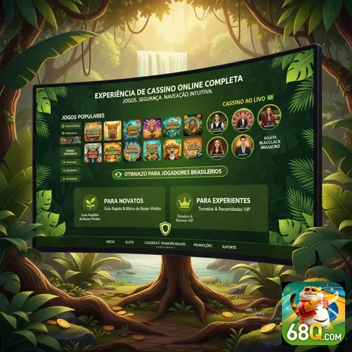Tela da 68q mostrando jogos VIP com vantagens exclusivas.